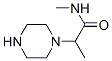 1-피페라진아세트아미드,N,-알파-디메틸-(9CI) 구조식 이미지