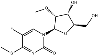 5-FLUORO-2'-O-METHYL-4-(METHYLTHIO)PYRIMIDIN-2-ONE 구조식 이미지