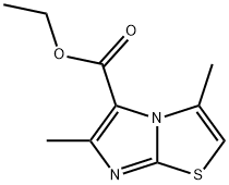 3,6-DIMETHYLIMIDAZO[2,1-B]THIAZOLE-5-CARBOXYLIC ACID ETHYL ESTER Structure