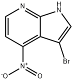 1H-Pyrrolo[2,3-b]pyridine, 3-bromo-5-chloro- 구조식 이미지