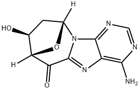 5''-OXO-2''-DEOXY-8,5''-CYCLOADENOSINE Structure