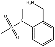 N-[2-(aminomethyl)phenyl]-N-methylmethanesulfonamide Structure