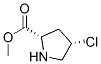 L-Proline, 4-chloro-, methyl ester, cis- (9CI) Structure