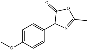 5(4H)-Oxazolone,  4-(4-methoxyphenyl)-2-methyl- Structure