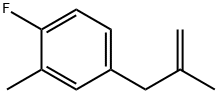 3-(4-Fluoro-3-methylphenyl)-2-methylprop-1-ene Structure