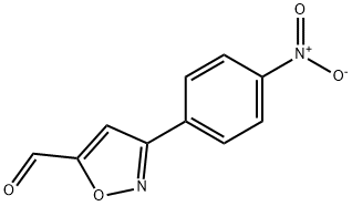 3-(4-NITRO-PHENYL)-ISOXAZOLE-5-CARBALDEHYDE Structure