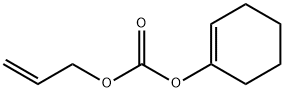 Carbonic acid, 1-cyclohexen-1-yl 2-propen-1-yl ester 구조식 이미지