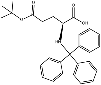 TRT-GLU(OTBU)-OH DCHA Structure