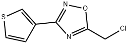 5-(1-Chloro-2-methylpropan-2-yl)-3-(thiophen-2-yl)-1,2,4-oxadiazole Structure