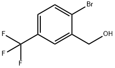 2-Bromo-5-(trifluoromethyl)benzyl alcohol 구조식 이미지