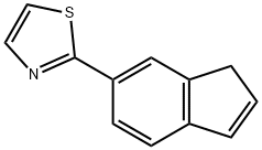 티아졸,2-(1H-INDEN-6-YL)- 구조식 이미지