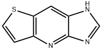 1H-이미다조[4,5-b]티에노[2,3-e]피리딘(9CI) 구조식 이미지