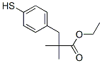 에틸2,2-디메틸-3-(4-메르캅토페닐)프로피오네이트 구조식 이미지