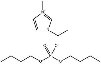1-에틸-3-메틸이미다졸륨디부틸인산염 구조식 이미지