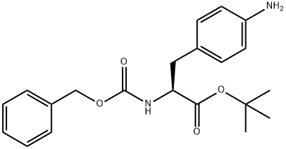 (S)-tert-Butyl 3-(4-aminophenyl)-2-(((benzyloxy)carbonyl)amino)propanoate Structure