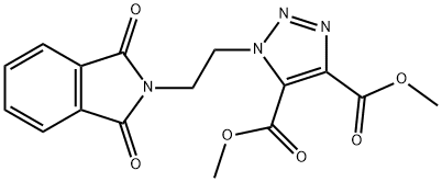 Dimethyl1-[2-(1,3-dioxo-1,3-dihydro-2H-isoindol-2-yl)ethyl]-1H-1,2,3-triazole-4 Structure