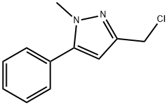 3-(CHLOROMETHYL)-1-METHYL-5-PHENYL-1H-PYRAZOLE Structure