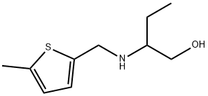 2-{[(5-methyl-2-thienyl)methyl]amino}-1-butanol Structure