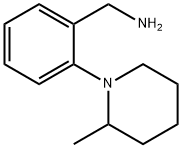 [2-(2-Methyl-1-piperidinyl)phenyl]methanamine 구조식 이미지