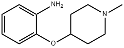 (2-[(1-METHYLPIPERIDIN-4-YL)OXY]PHENYL)AMINE Structure