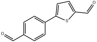 4-(5-Formylthiophen-2-yl)benzaldehyde Structure