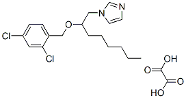 1-(2-(2,4-디클로로벤질옥시)-n-옥틸)이미다졸옥살레이트 구조식 이미지