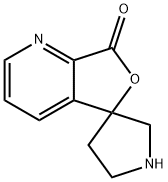 7H-스피로[FURO[3,4-B]피리딘-5,3”-피롤린]-7-원 구조식 이미지
