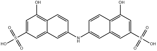 5,5'-디히드록시-2,2'-디나프틸아민-7,7'-디술폰산 구조식 이미지