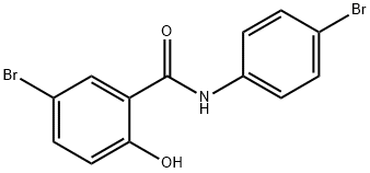 dibromsalan Structure