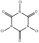 Trichloroisocyanuric acid Structure