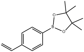 4,4,5,5-Tetramethyl-2-(4-vinylphenyl)-1,3,2-dioxaborolane 구조식 이미지