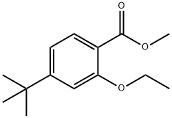 4-TERT-BUTYL-2-ETHOXY-BENZOIC ACID METHYL ESTER Structure