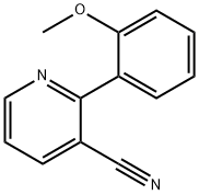 2-(2-methoxy-phenyl)nicotinonitrile Structure