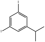 1,3-DIIODO-5-(1-METHYLETHYL)BENZENE Structure