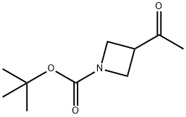 tert-부틸3-아세틸아제티딘-1-카르복실레이트 구조식 이미지