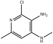 2-CHLORO-N4,6-DIMETHYLPYRIDINE-3,4-DIAMINE Structure