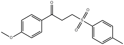 1-(4-METHOXYPHENYL)-3-[(4-METHYLPHENYL)SULFONYL]-1-PROPANONE 구조식 이미지