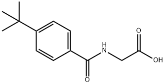 (4-TERT-BUTYL-BENZOYLAMINO)-ACETIC ACID Structure