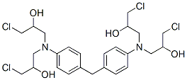 1,1',1'',1'''-[Methylenebis(4,1-phenylenenitrilo)]tetra(3-chloro-2-propanol) 구조식 이미지