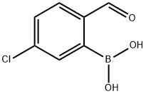 5-Chloro-2-formylphenylboronic acid 구조식 이미지