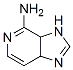 3H-Imidazo[4,5-c]pyridin-4-amine,  3a,7a-dihydro- 구조식 이미지