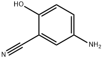 5-AMINO-2-HYDROXYBENZONITRILE 구조식 이미지