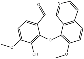 6,9-Dimethoxy-8-hydroxy-12H-[1]benzoxepino[2,3,4-ij]isoquinolin-12-one Structure