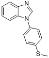 1-(4-METHYLSULFANYLPHENYL)-1H-BENZOIMIDAZOLE Structure