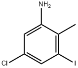 5-CHLORO-3-IODO-2-METHYLANILINE Structure