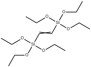 BIS(TRIETHOXYSILYL)ETHYLENE 구조식 이미지