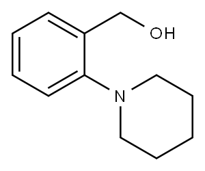 (2-PIPERIDIN-1-YL-PHENYL)METHANOL 구조식 이미지