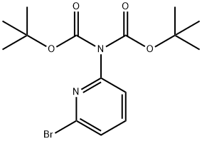 6-(ДИ-BOC-АМИНО)-2-БРОМПИРИДИН структурированное изображение