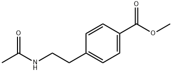 메틸4-(2-아세틸아미노에틸)벤조에이트 구조식 이미지