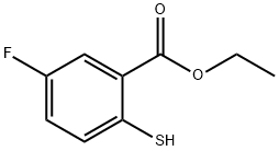 ETHYL 5-FLUORO-2-MERCAPTOBENZOATE, 97% 구조식 이미지